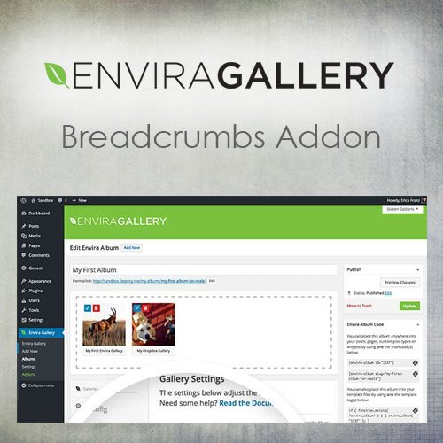 Envira Gallery Breadcrumbs Addon