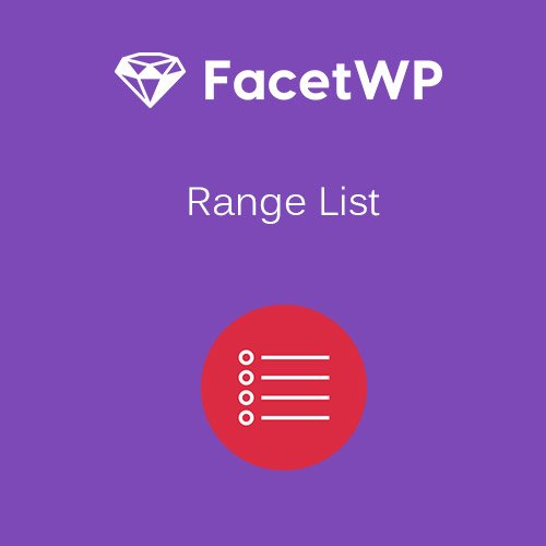 FacetWP Range List Addon